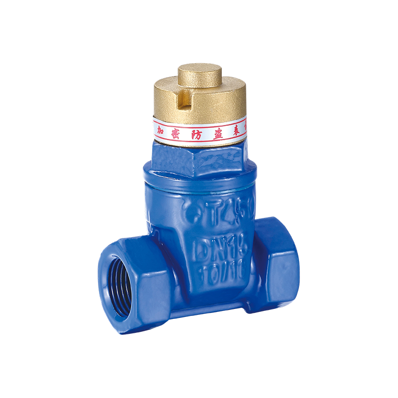 YH-1002 Katup Gerbang Penyegel Besi Cor Nodular Magnetik Anti Maling
